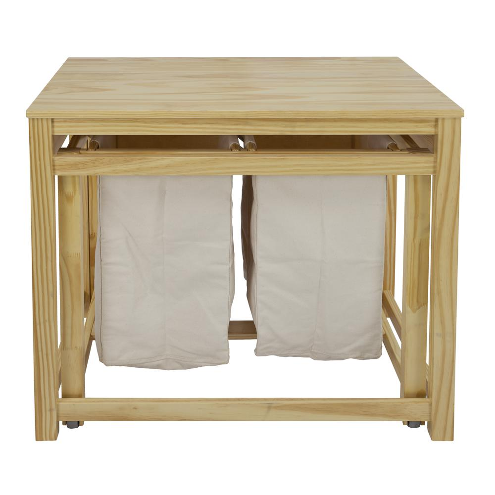 Eco Home Laundry Prep Hamper - Sustainable Wood | Easy Organization