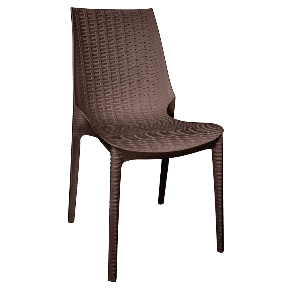 Kent Outdoor Patio Plastic Dining Chair - Stylish and Durable