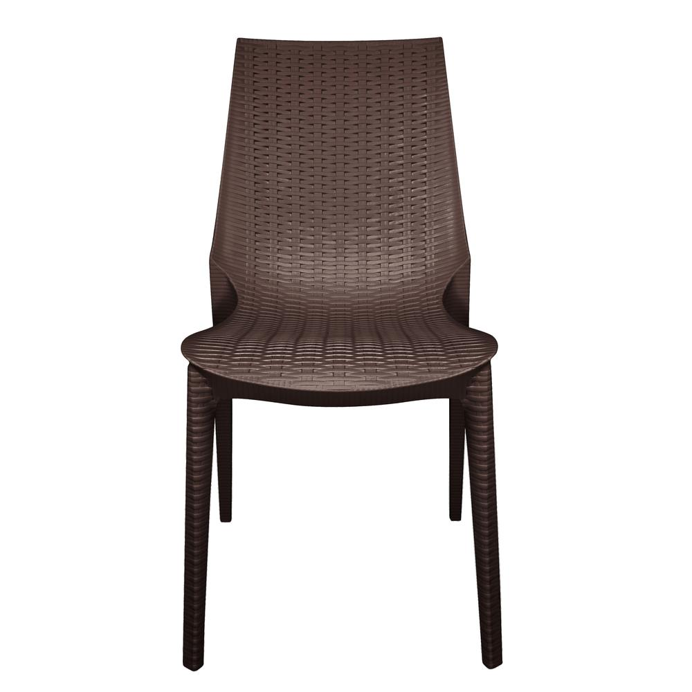 Kent Outdoor Patio Plastic Dining Chair - Stylish and Durable
