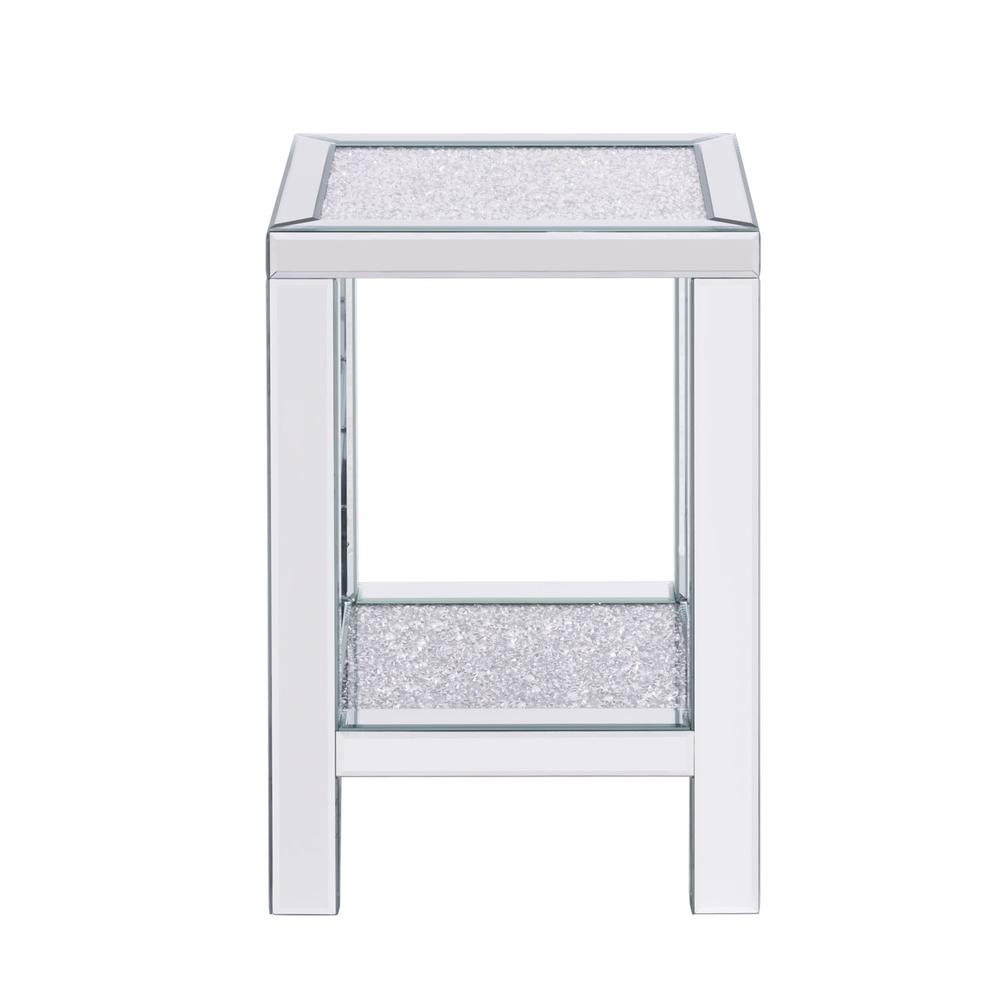 Better Home Products Mirrored Nightstand - Stylish and Functional Bedside Table