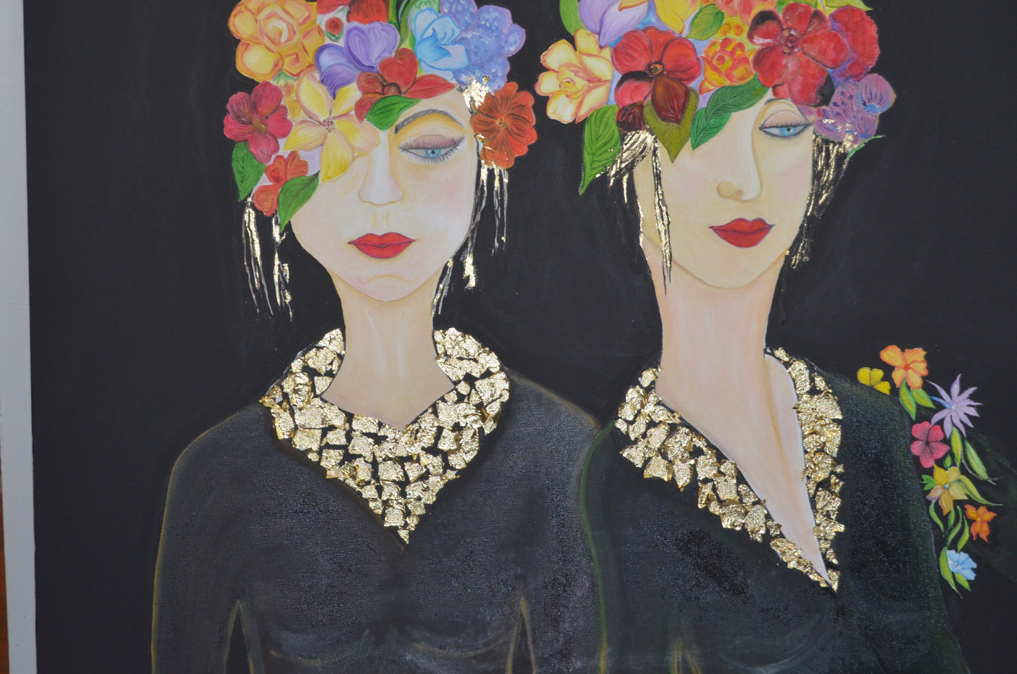 Original Painting Artwork with Oil Paints on Canvas | Portrait | Handmade | Made in USA