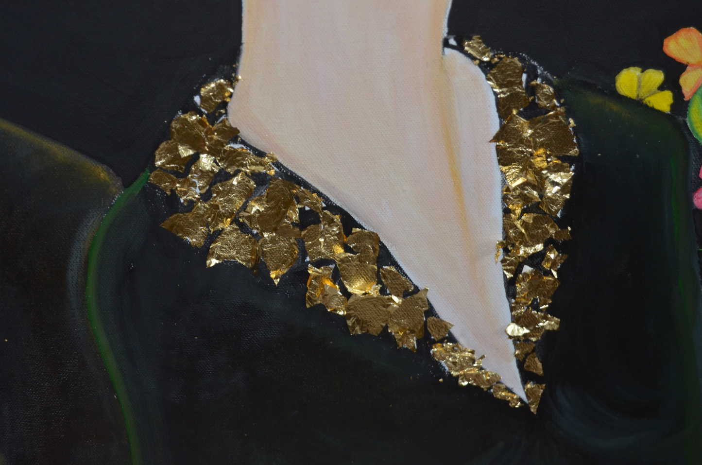 Original Painting Artwork with Oil Paints on Canvas | Portrait | Handmade | Made in USA