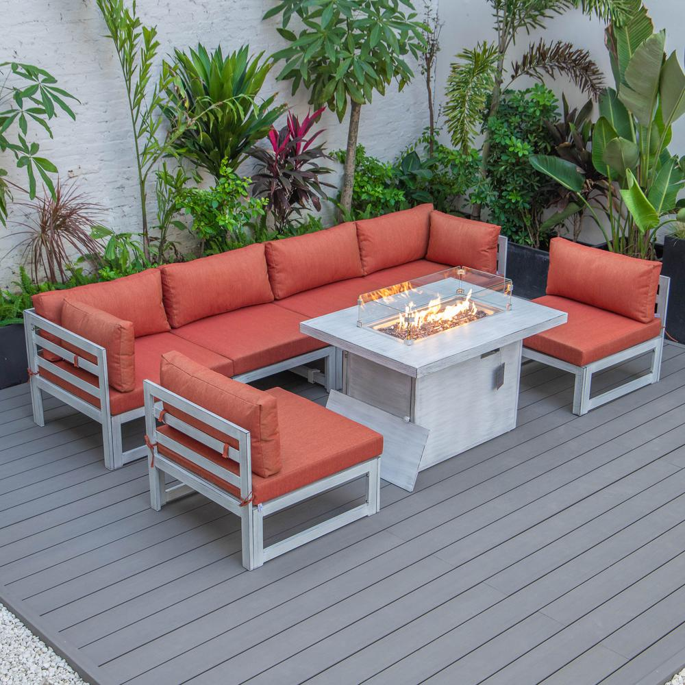 Chelsea 7-Piece Patio Sectional - Modern Outdoor Furniture Set