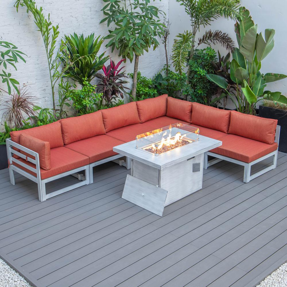 Chelsea 7-Piece Patio Sectional - Modern Outdoor Furniture Set