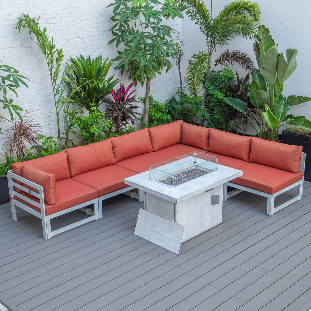 Chelsea 7-Piece Patio Sectional - Modern Outdoor Furniture Set