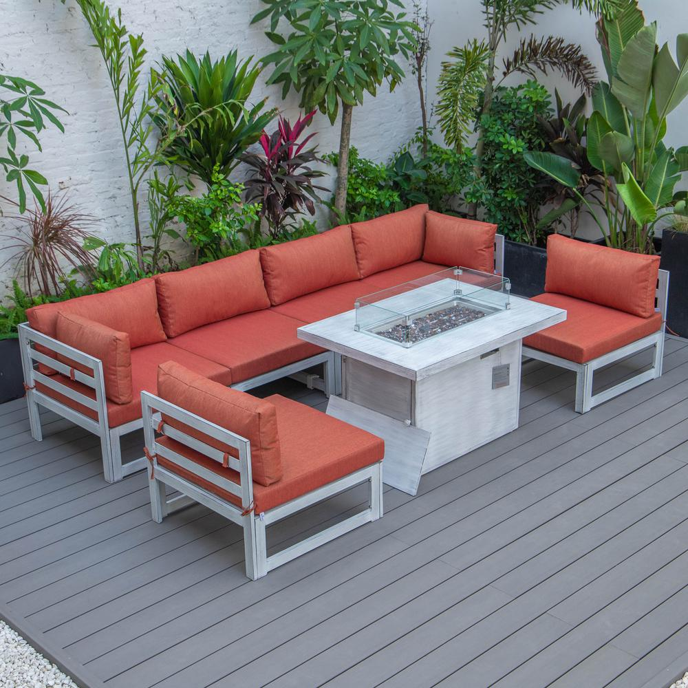 Chelsea 7-Piece Patio Sectional - Modern Outdoor Furniture Set