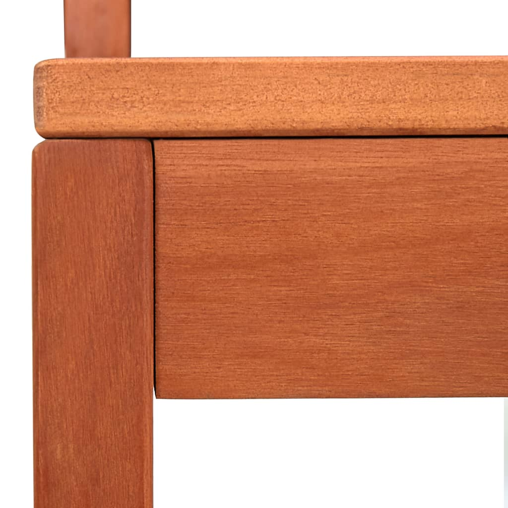vidaXL Patio Bench 53.9" Solid Wood Eucalyptus - Weather-Resistant and Durable
