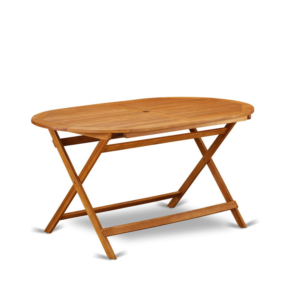 Wooden Patio Set Natural Oil, DIBS72CANA - Outdoor-Furniture