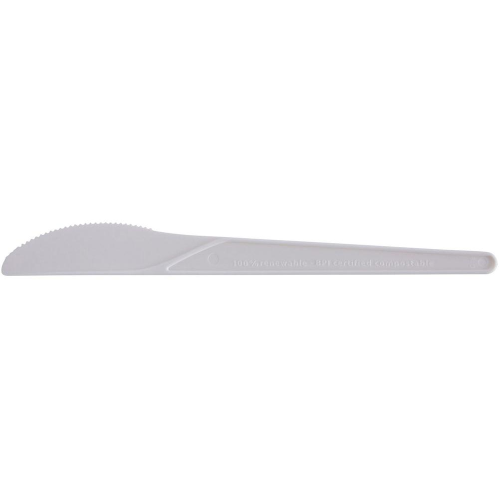 Eco-Products 6" Plantware High-heat Knives - White | Eco-friendly Disposable Knives