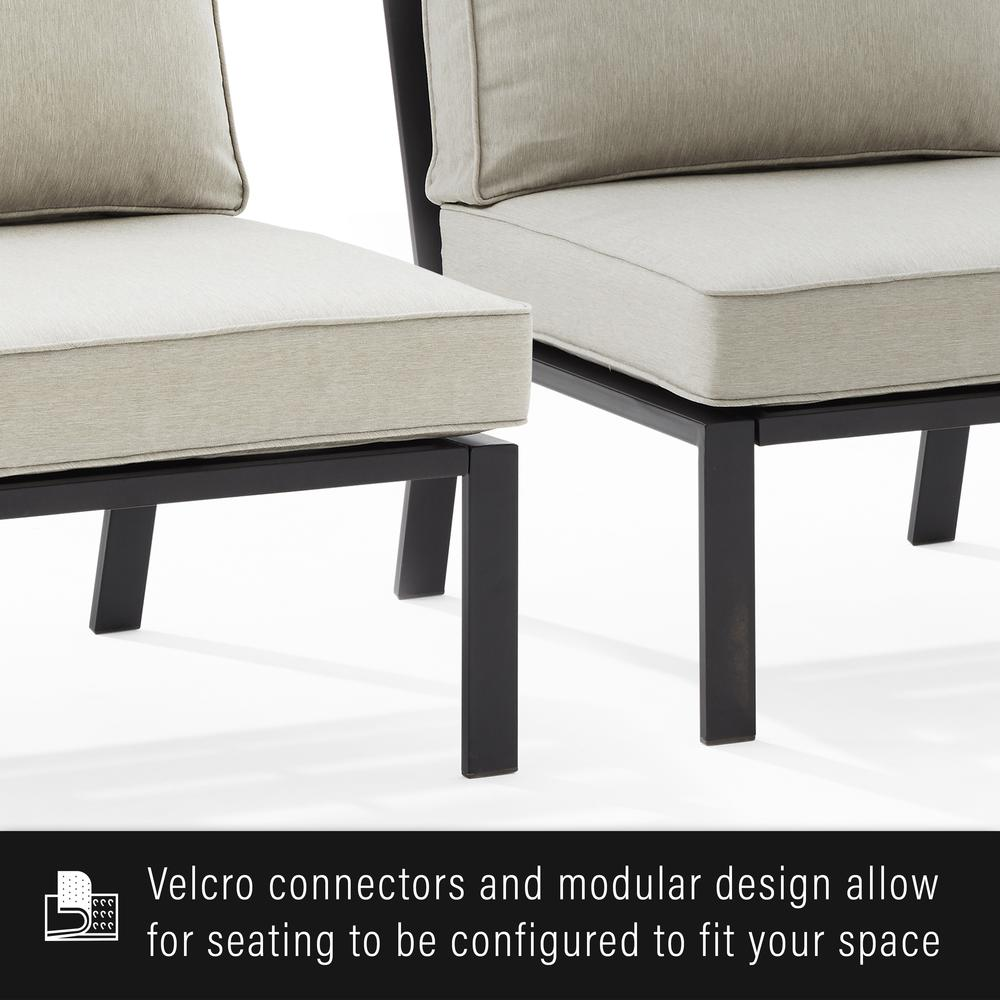Clark 4pc Patio Sectional Set - Comfortable Outdoor Lounge Furniture