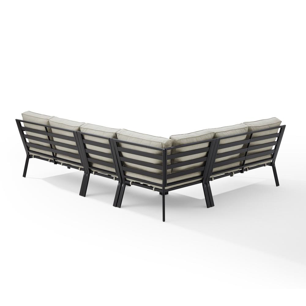 Clark 4pc Patio Sectional Set - Comfortable Outdoor Lounge Furniture