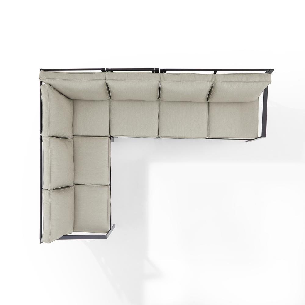 Clark 4pc Patio Sectional Set - Comfortable Outdoor Lounge Furniture
