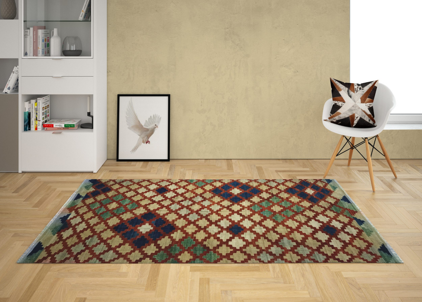 Afghan Colored Handmade Kilim Rugs - Beautiful and Durable Carpets