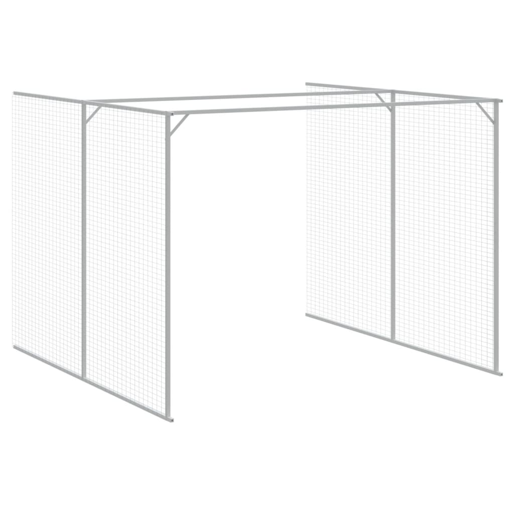 vidaXL Dog House with Run Anthracite - Durable and Versatile