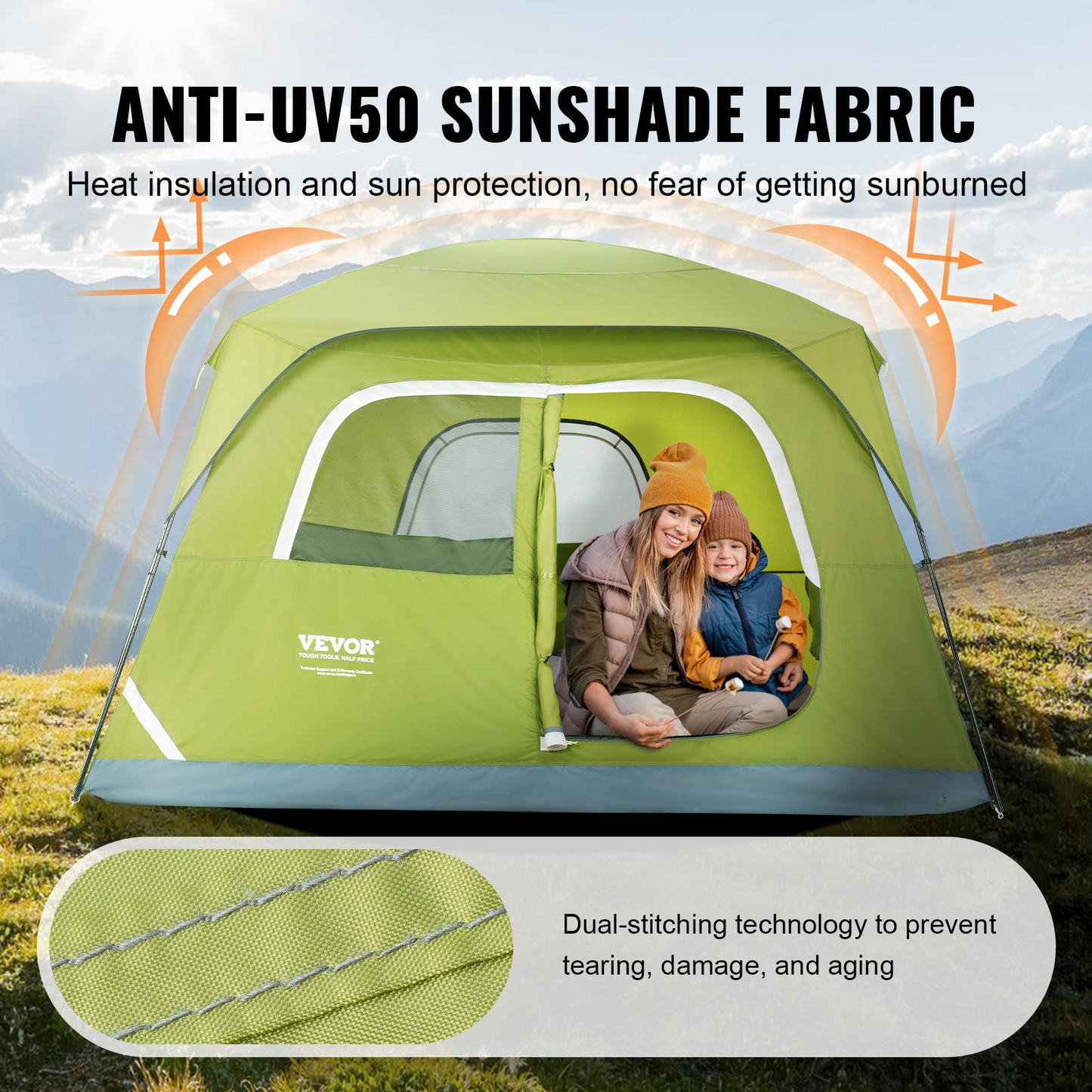 VEVOR Camping Tent | Waterproof Lightweight Backpacking Tent