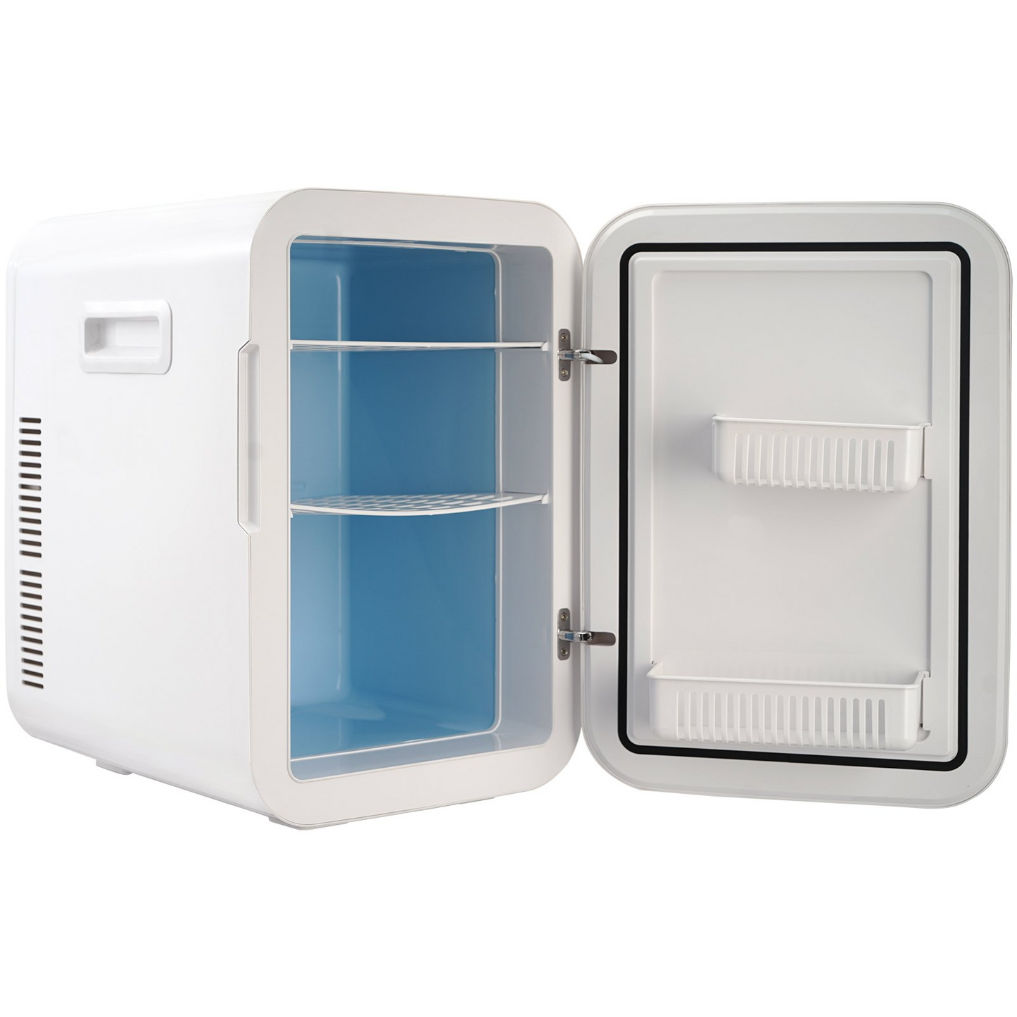 VEVOR Mini Fridge, 20L Skincare Fridges with Touch Screen, Portable Small Beverage Refrigerator, White