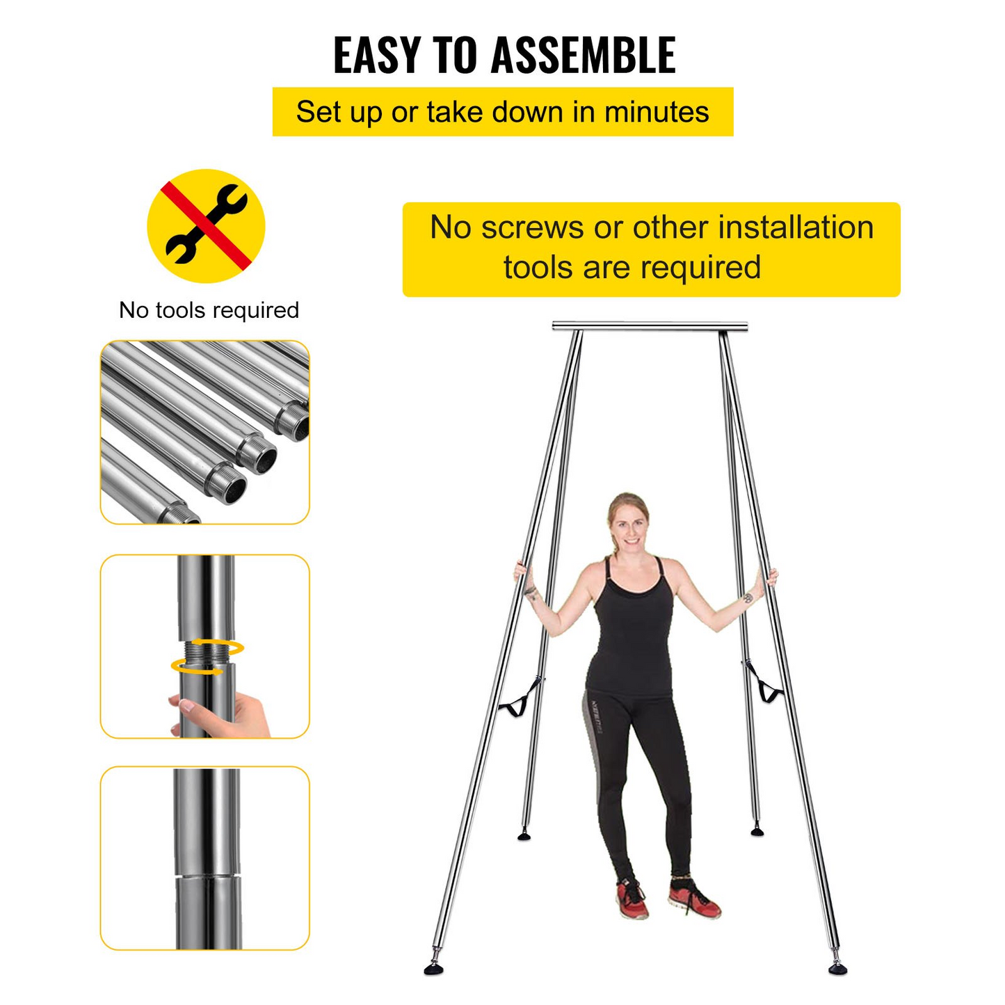 VEVOR Aerial Yoga Frame - Professional Aerial Yoga Swing Stand
