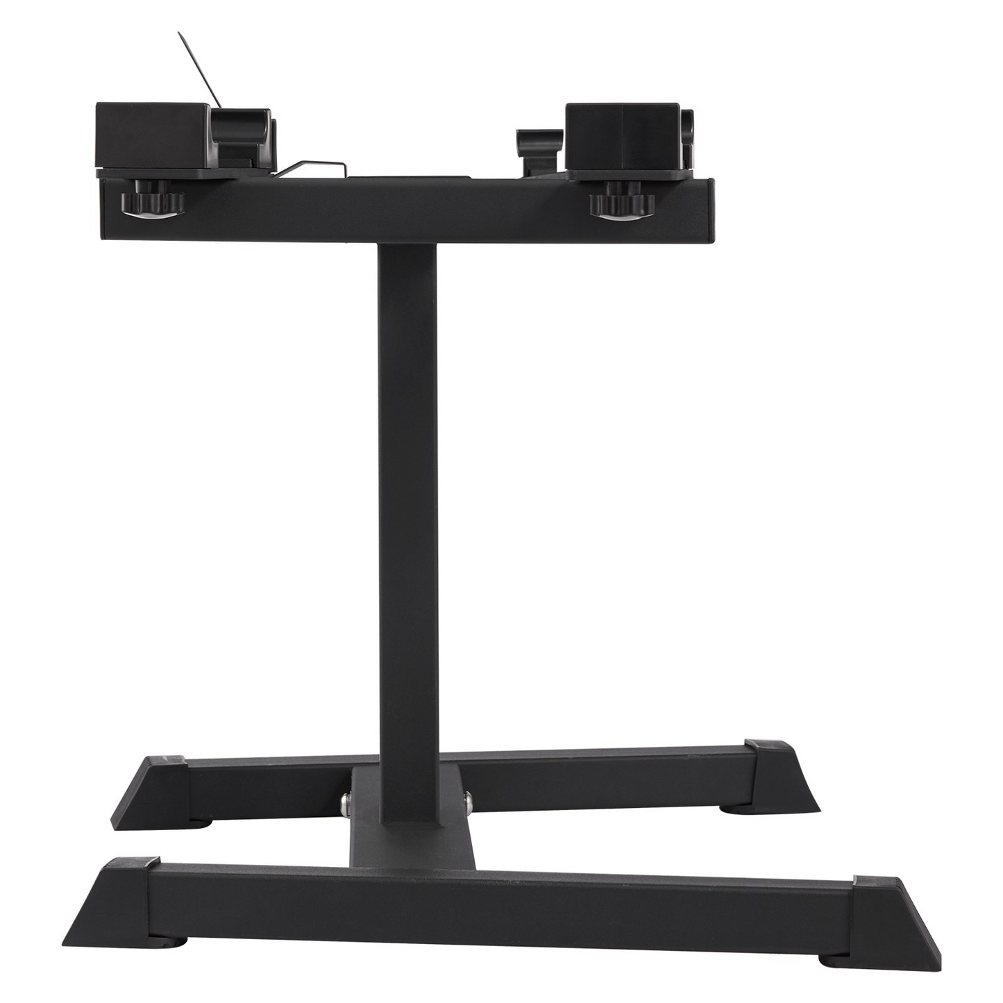 VEVOR Adjustable Dumbbell Stand | Home Fitness Rack with Media Rack