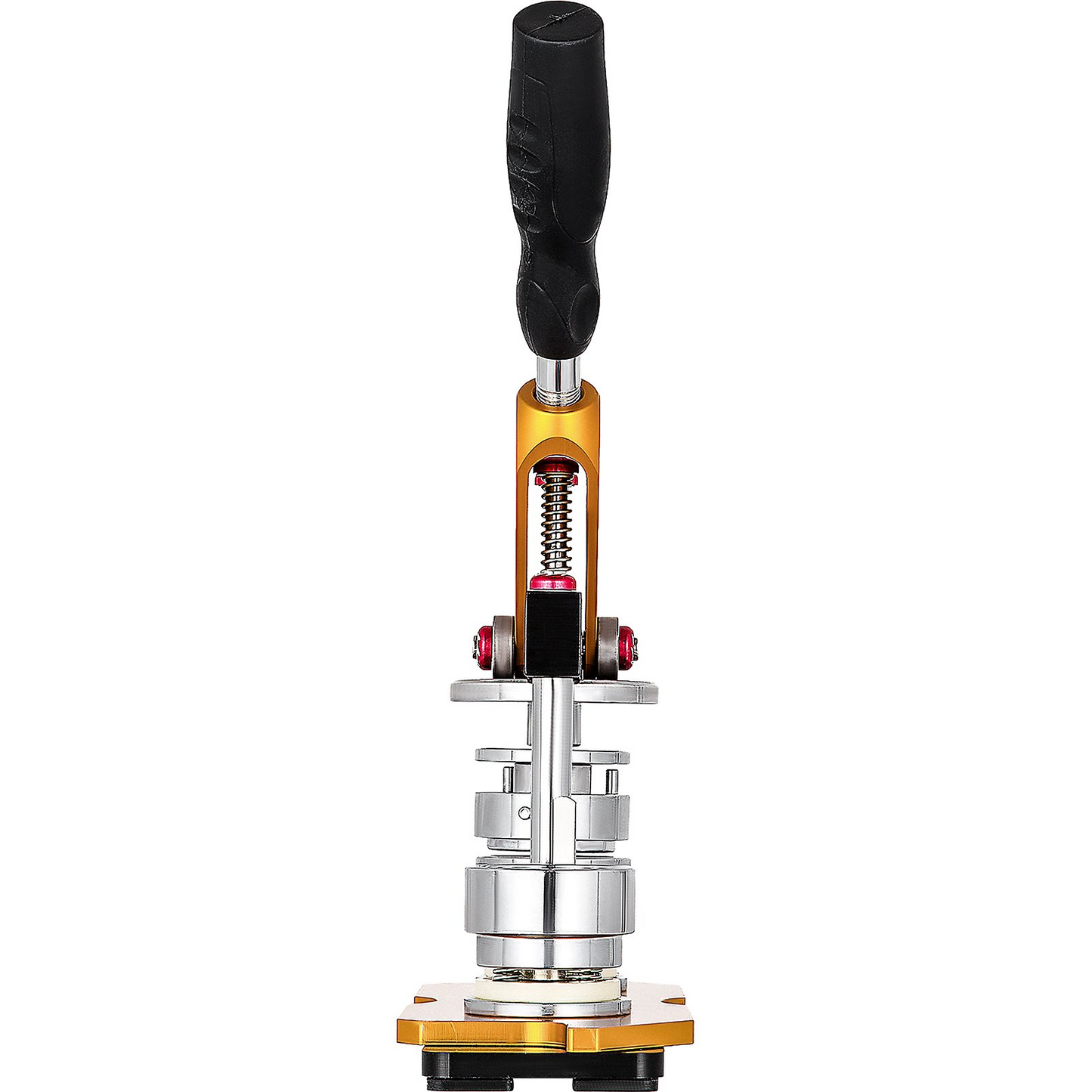 VEVOR Button Maker 75mm Rotate Button Maker 3inch Badge Maker Punch Press Machine with 100 Sets Circle Button Parts