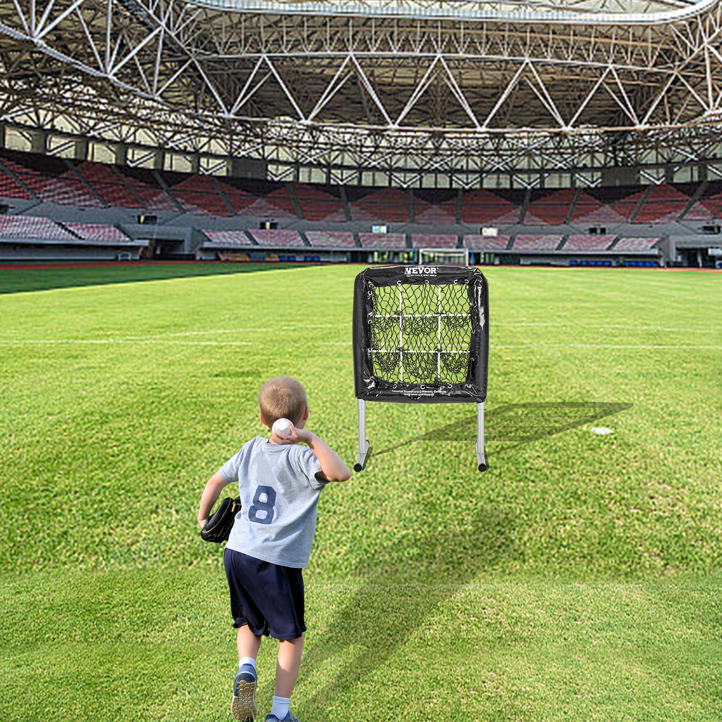 VEVOR 9 Hole Baseball Net, 28"x27" Softball Baseball Training Equipment