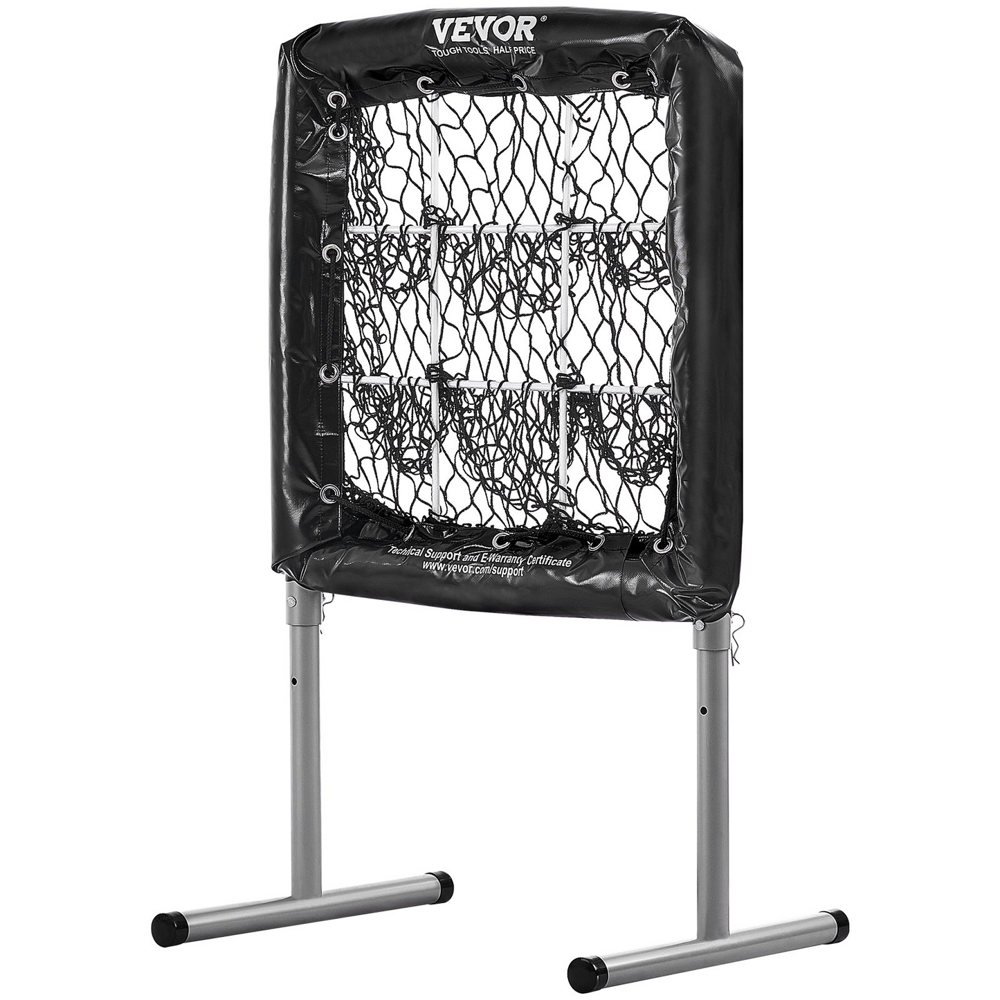 VEVOR 9 Hole Baseball Net, 28"x27" Softball Baseball Training Equipment