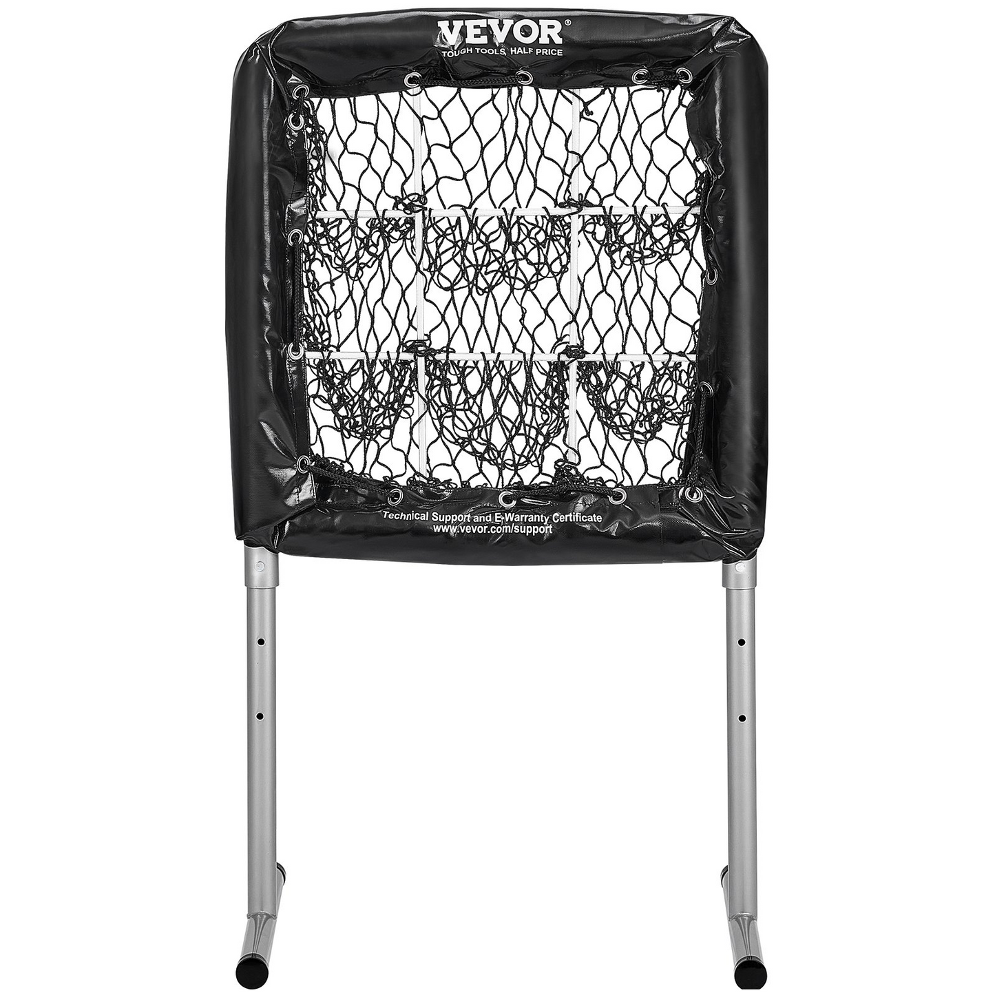 VEVOR 9 Hole Baseball Net, 28"x27" Softball Baseball Training Equipment