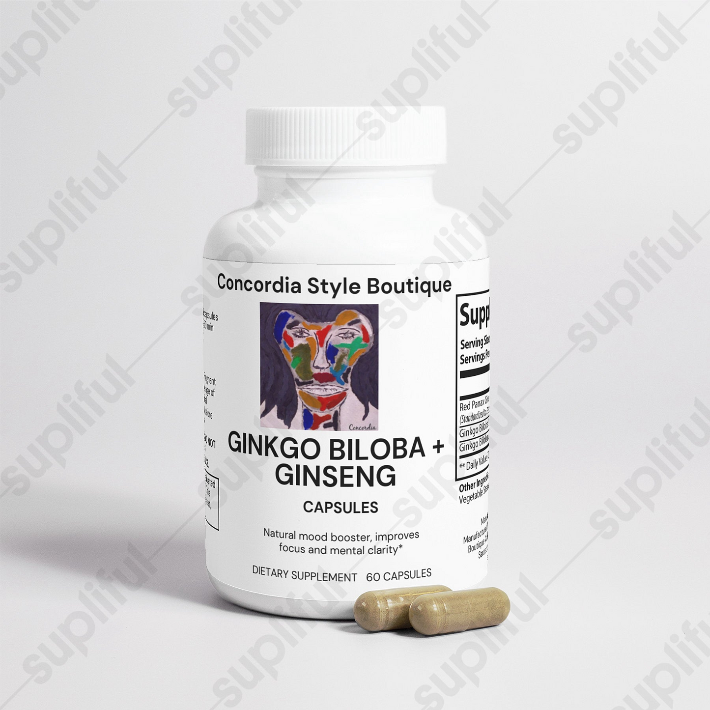 Buy Ginkgo Biloba + Ginseng Supplements - Boost Brain Health and Energy Levels