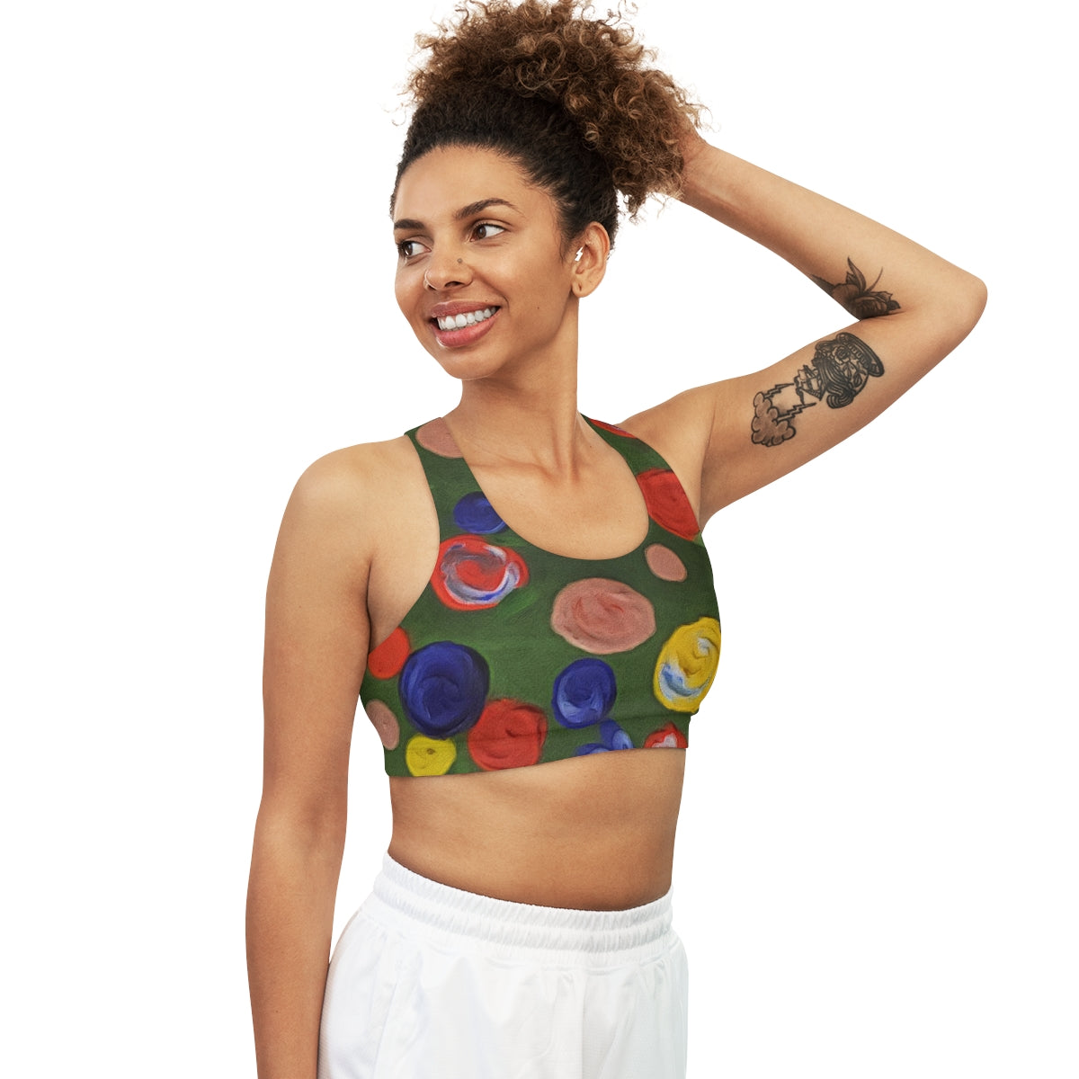 Seamless Sports Bra (AOP) - Stylish and Supportive | Shop Now