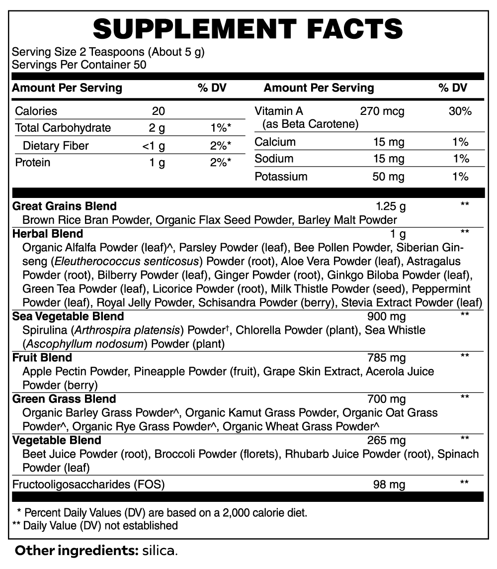 Ultra Cleanse Smoothie Greens - All-Natural Nutritional Support