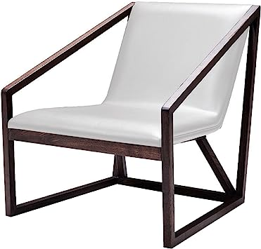 29" Grey Eco Leather Lounge Chair | Comfortable and Stylish