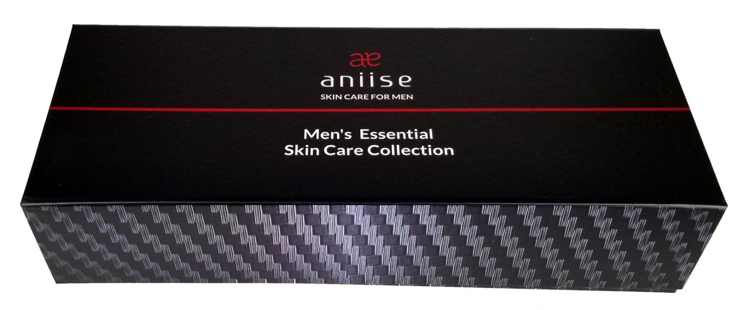 Men's Essential Skin Care Set - Purifying Face Wash, Daily Moisturizer, Balancing Toner, Exfoliating Face Scrub