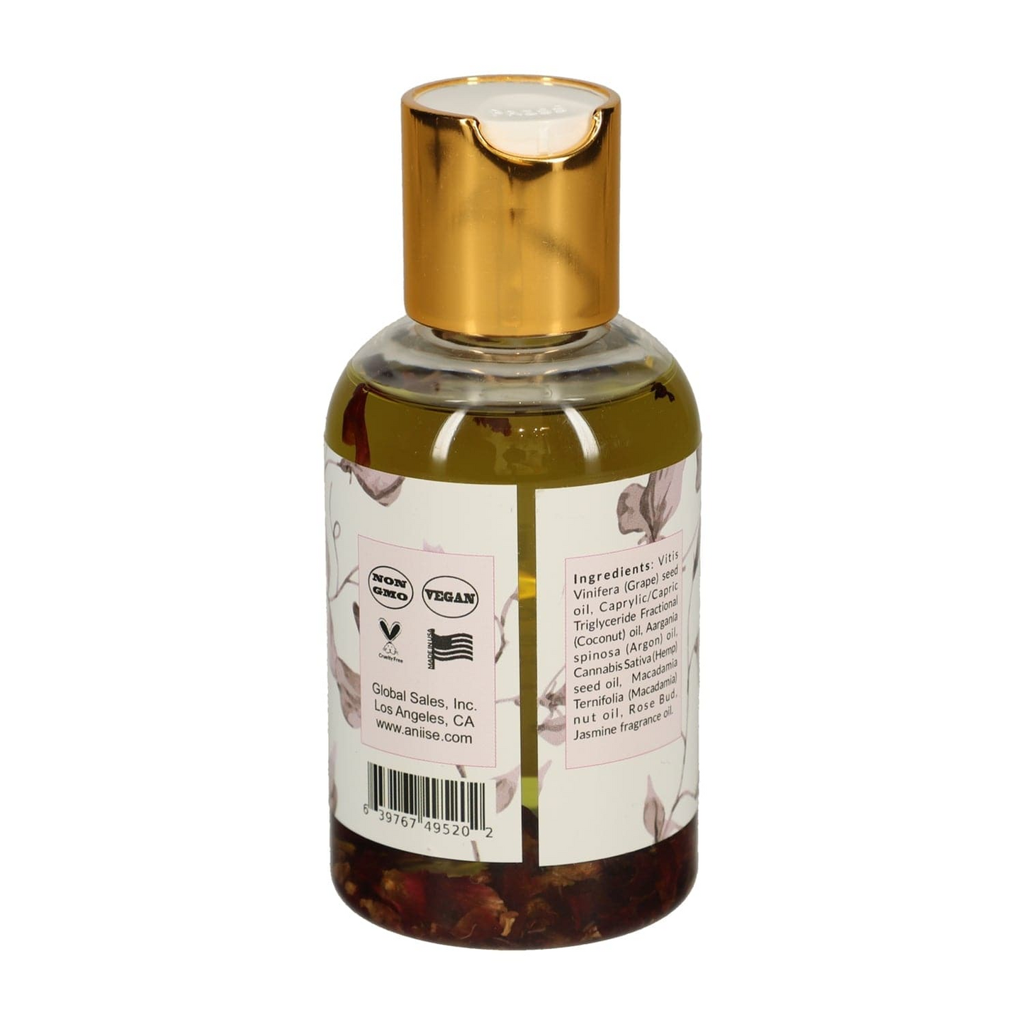 Natural Luxurious Rose Petal Body Oil - Hydrating and Nourishing