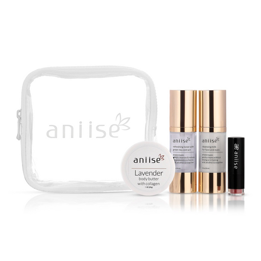 Travel Toiletry Kit - Essential Skincare Products for Fresh and Hydrated Skin While Traveling