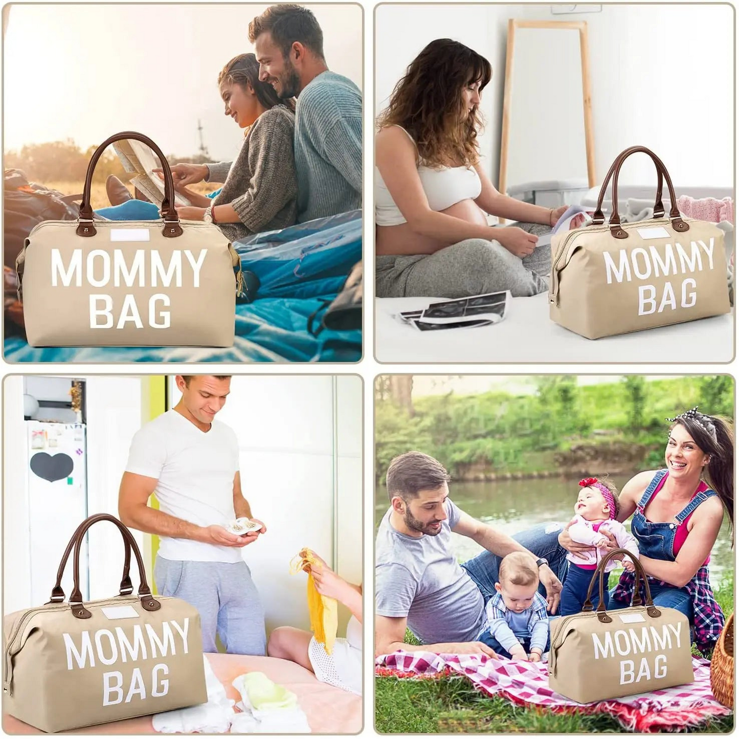 Diaper Bag "Mommy Bag" with Accessories Multivariant - Spacious, Durable, and Stylish