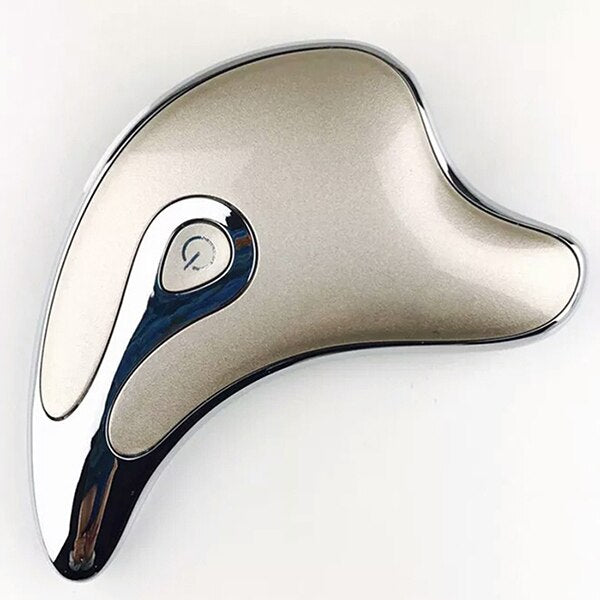 Gua Sha Scraper Facial Massager - Face Lifting, Slimming, LED Light, Microcurrent, Skin Rejuvenation