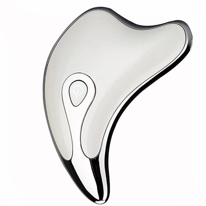 Gua Sha Scraper Facial Massager - Face Lifting, Slimming, LED Light, Microcurrent, Skin Rejuvenation