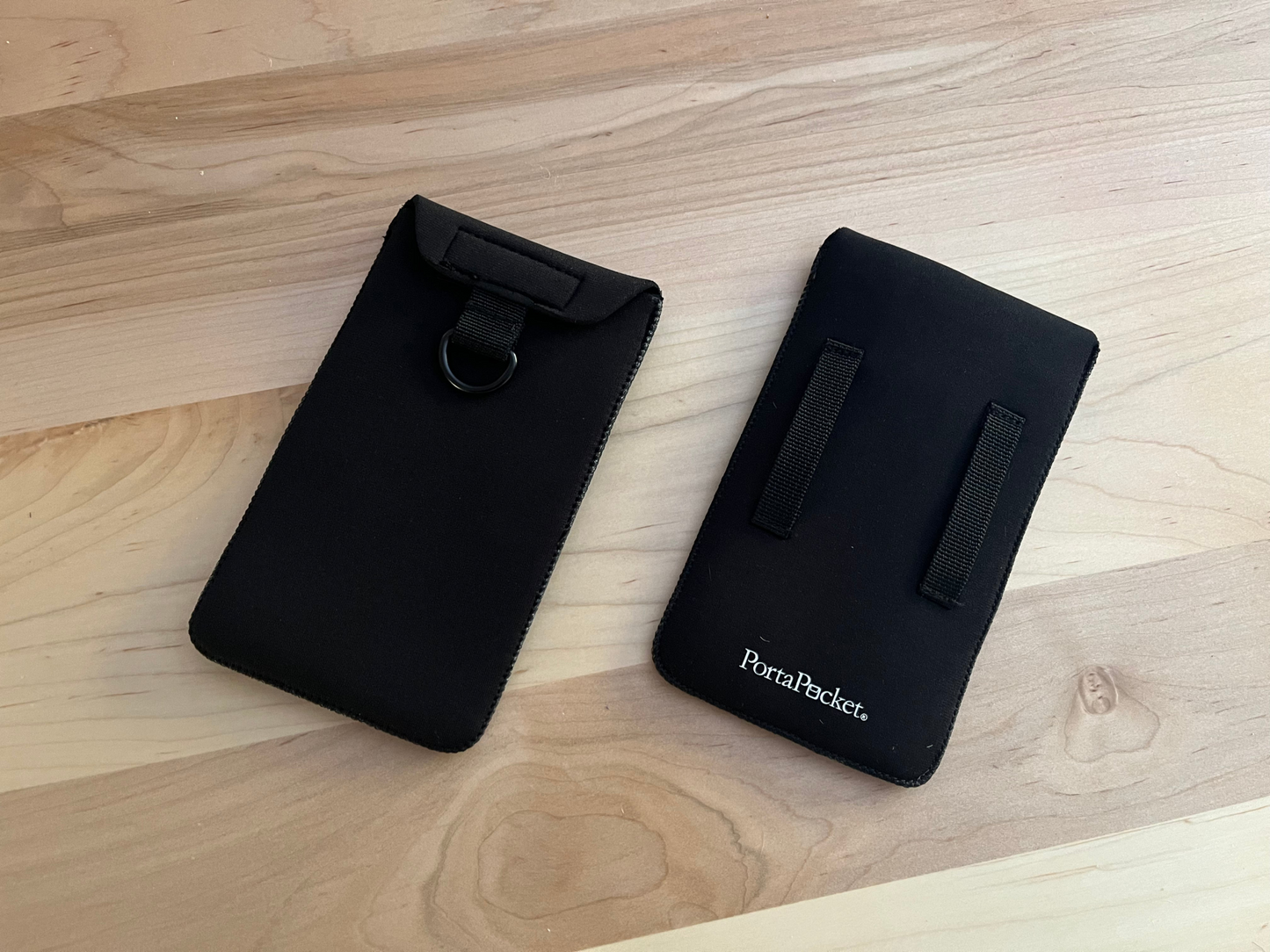 PortaPocket Combo Kit with D-ring - Cellphone and Passport Holder for Arm or Leg
