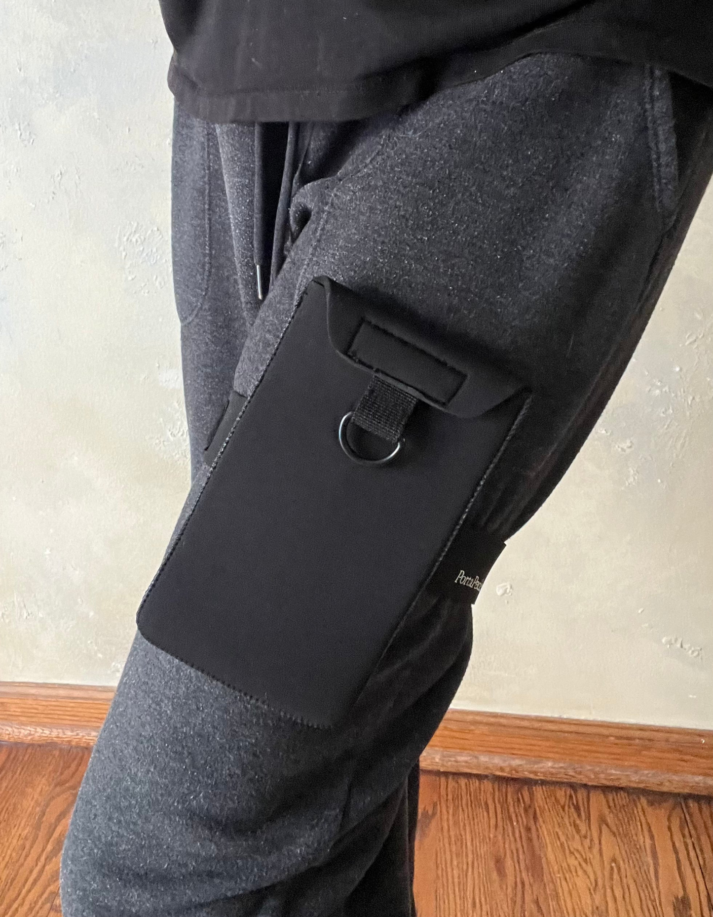 PortaPocket Combo Kit with D-ring - Cellphone and Passport Holder for Arm or Leg