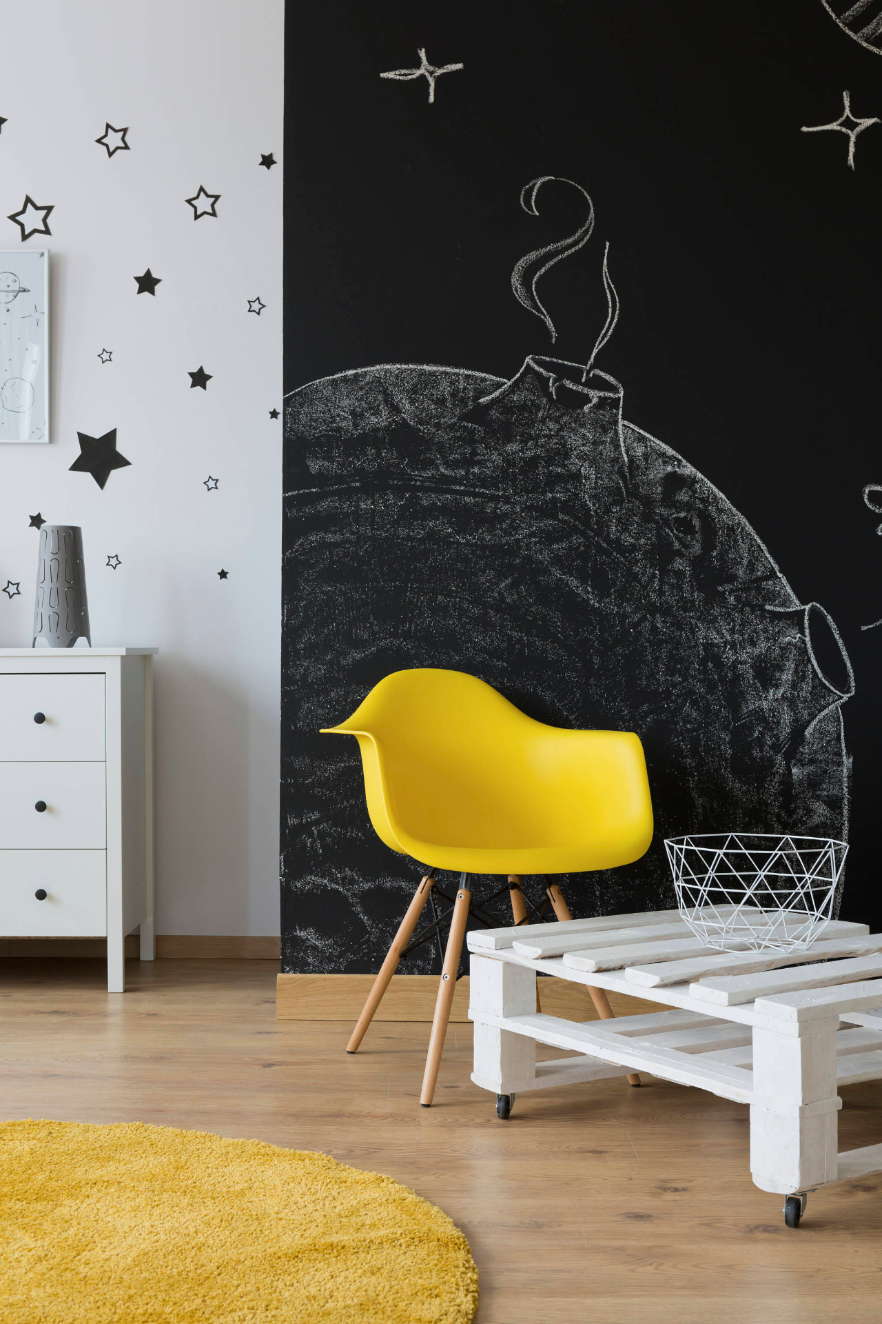 Chalkboard Wall DIY Black Kitchen Sticker - Reusable Write On Vinyl Decal | Create a Personalized and Functional Space