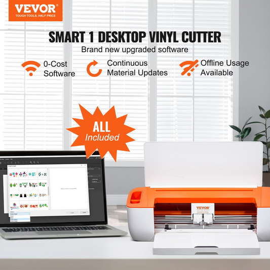 VEVOR Vinyl Cutter Machine - Bluetooth Connectivity DIY Cutting Machine