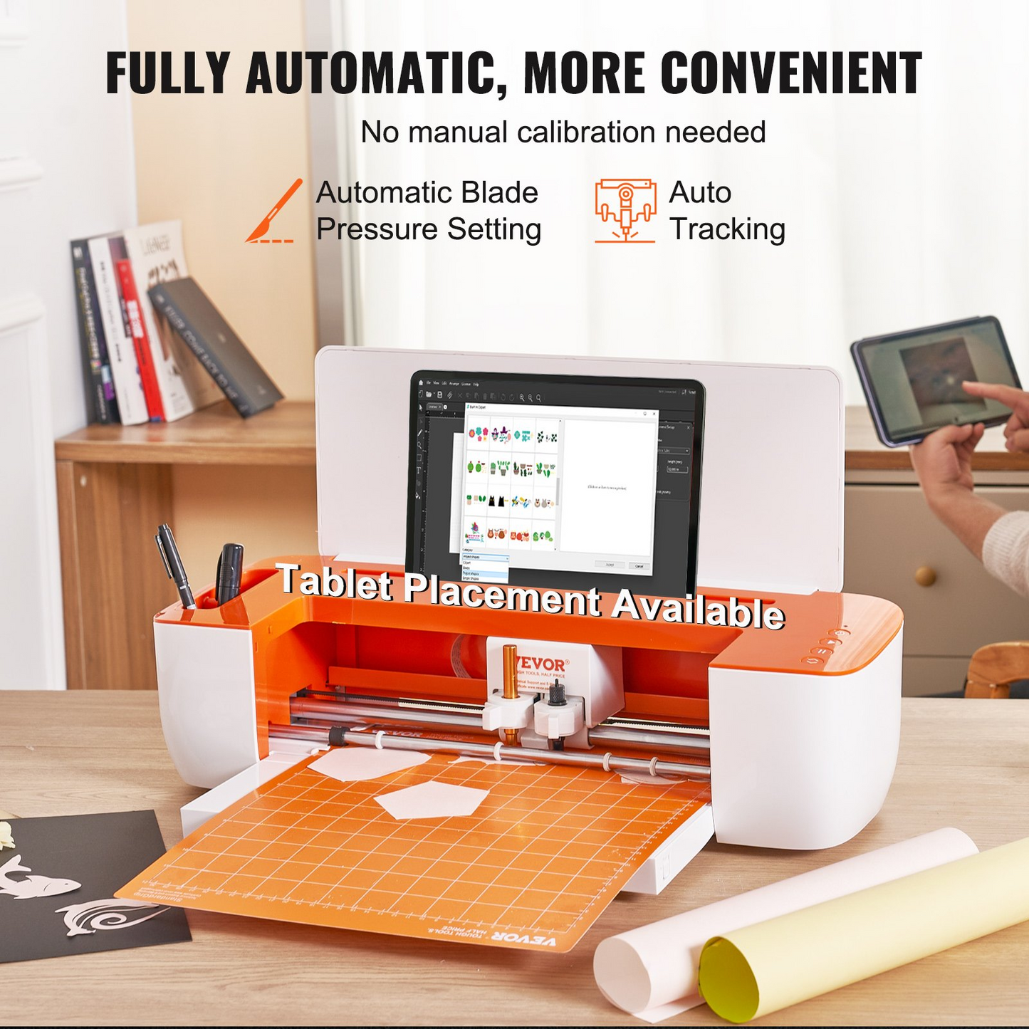 VEVOR Vinyl Cutter Machine - Bluetooth Connectivity DIY Cutting Machine