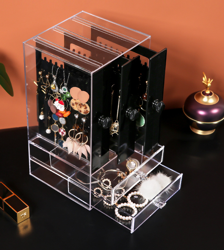 Acrylic Cosmetic Storage Box - Organize and Display Your Makeup Collection