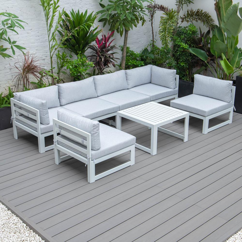 Chelsea 7-Piece Patio Sectional - Modern Outdoor Furniture Set