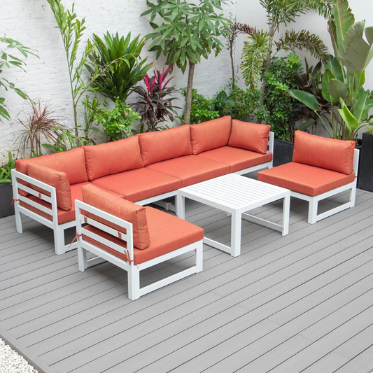 Chelsea 7-Piece Patio Sectional - Modern Outdoor Furniture Set