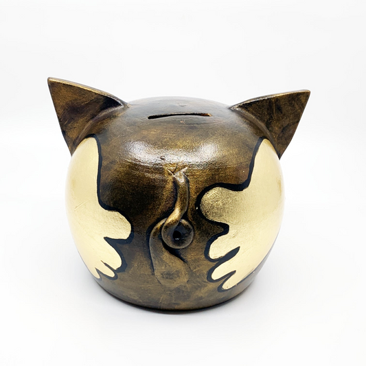 Golden Wings | Handmade Piggy Bank - Prosperity and Freedom
