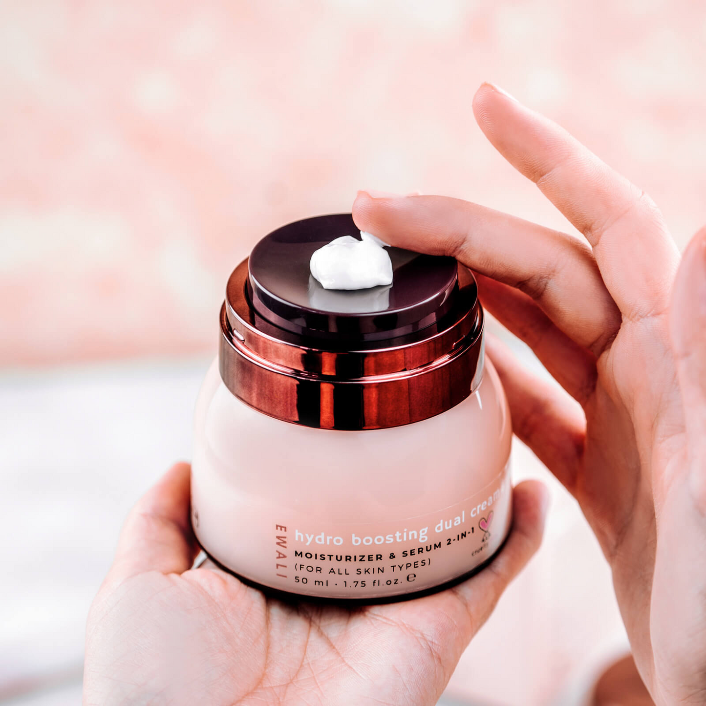 Hydro Boosting Dual Cream - Lightweight Face Cream with Serum Power