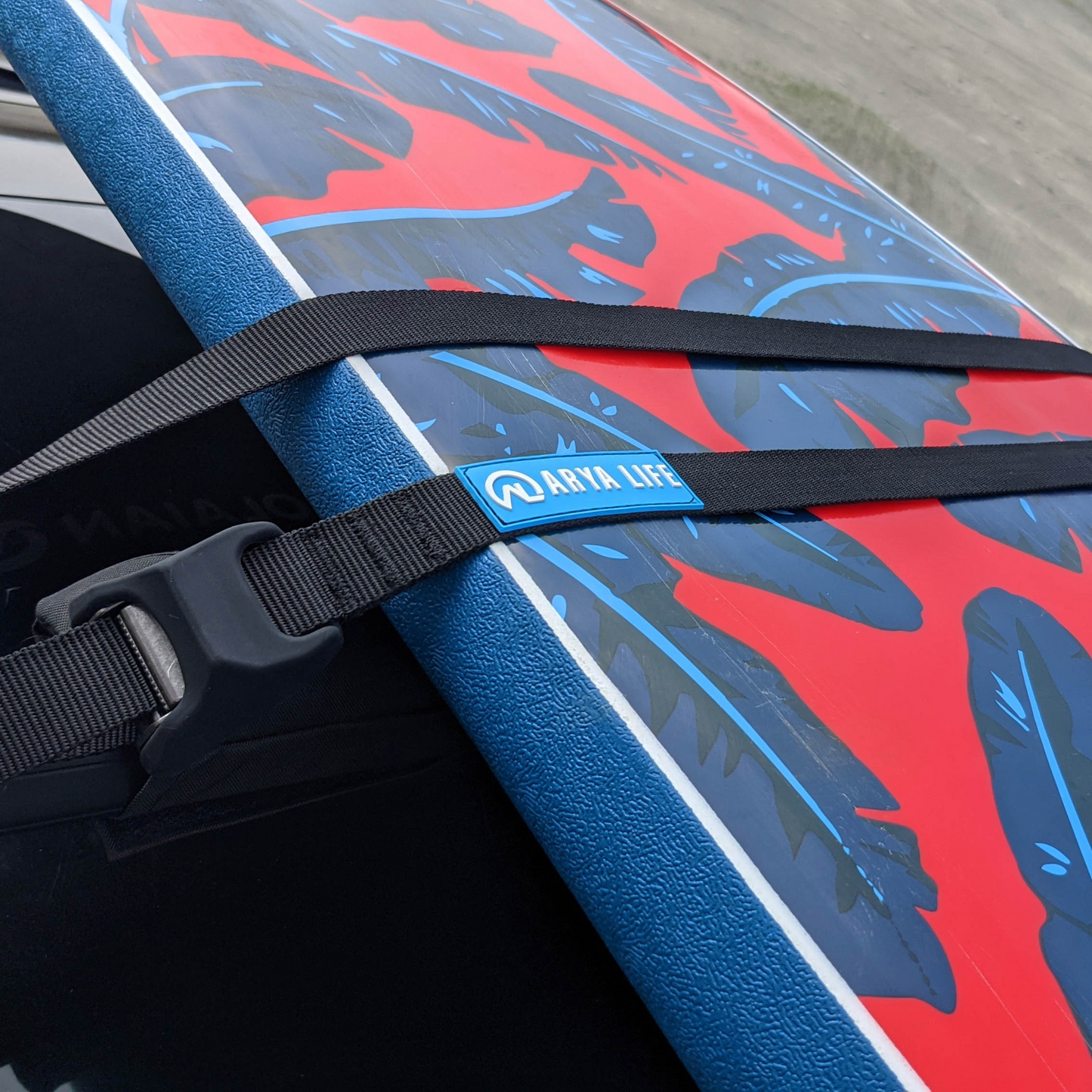 15Ft Silicone Buckle Rack Straps - Secure and Scratch-Free Tie Downs for Boards, Kayaks, and More