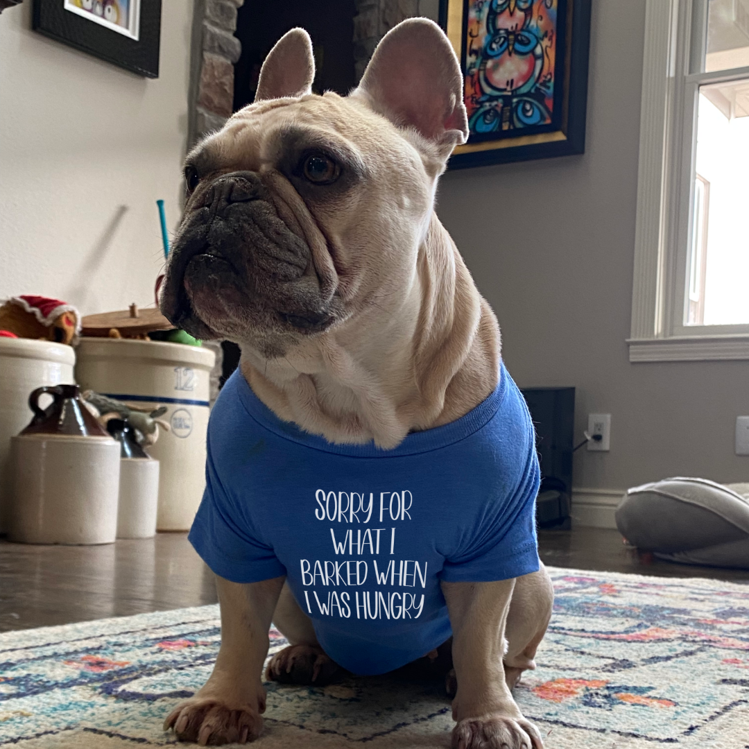 Sorry for What I Barked Dog Shirt - Cute Apology Tee for Dogs