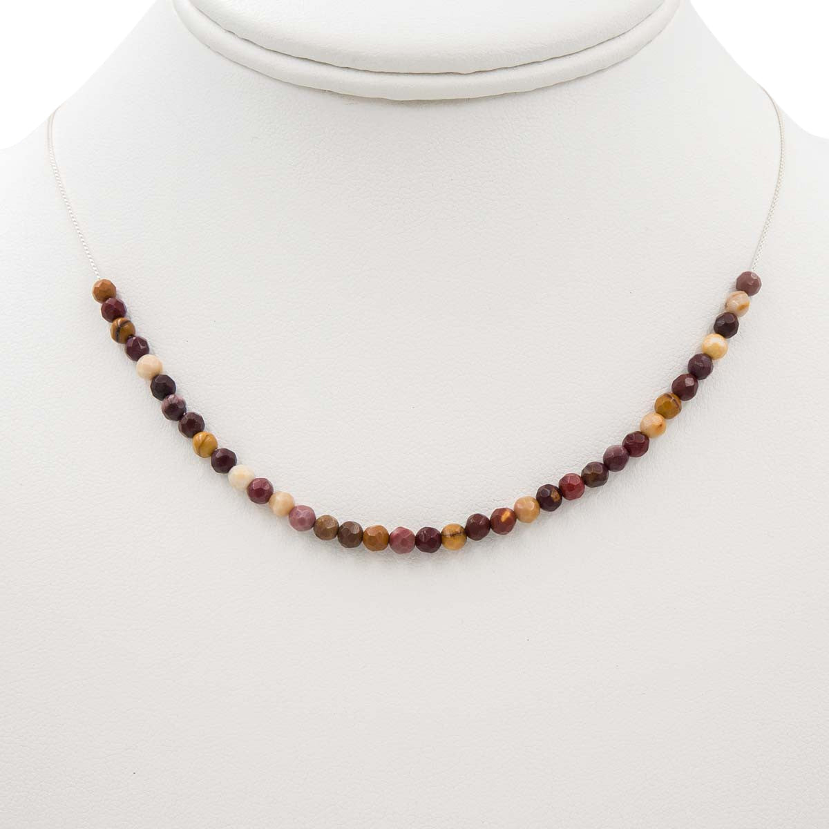 Handmade Mookaite Sterling Silver Necklace | Adjustable Length | Eco-Friendly Jewelry