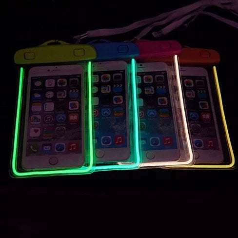 EverGlow Waterproof Pouch for Your Smartphone and Essentials - Keep Your Belongings Safe and Dry!